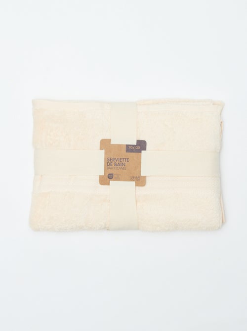 Toalha de banho 70 x 130 cm - Kiabi Home - Kiabi Toalha de banho 70 x 130 cm - Kiabi Home - Kiabi