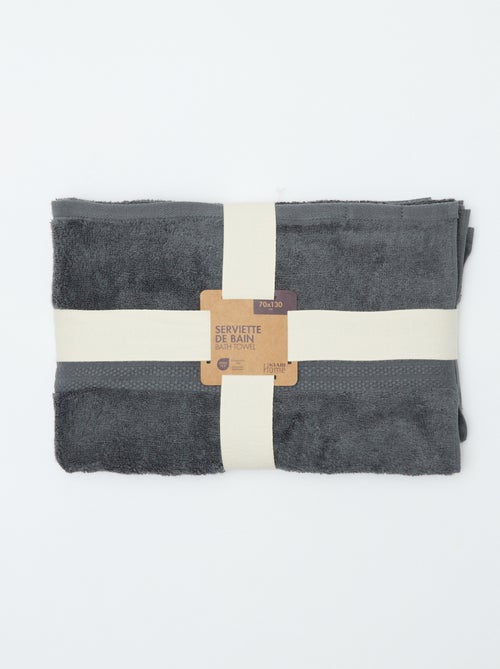 Toalha de banho 70 x 130 cm - Kiabi Home - Kiabi Toalha de banho 70 x 130 cm - Kiabi Home - Kiabi