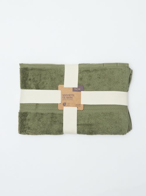 Toalha de banho 70 x 130 cm - Kiabi Home - Kiabi Toalha de banho 70 x 130 cm - Kiabi Home - Kiabi