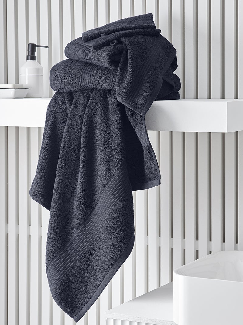 Toalha de banho 70 x 130 cm Azul Naval - Kiabi