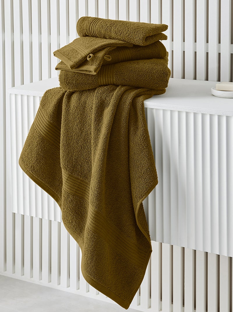 Toalha de banho 70 x 130 cm Bronze - Kiabi