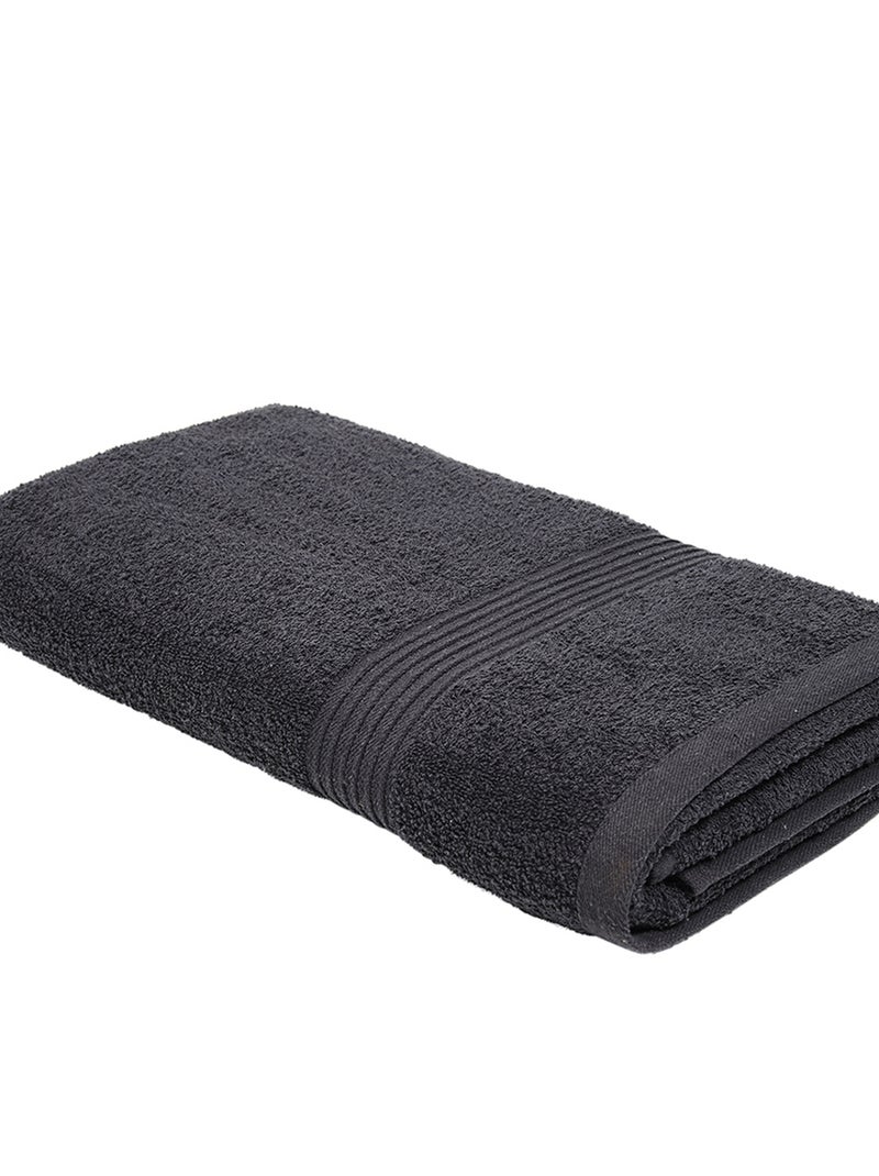 Toalha de banho 70 x 130 cm PRETO - Kiabi