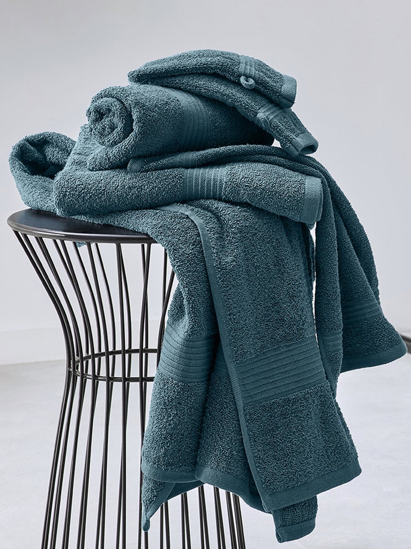 Toalha de banho 70 x 130 cm VERDE AZULADO - Kiabi