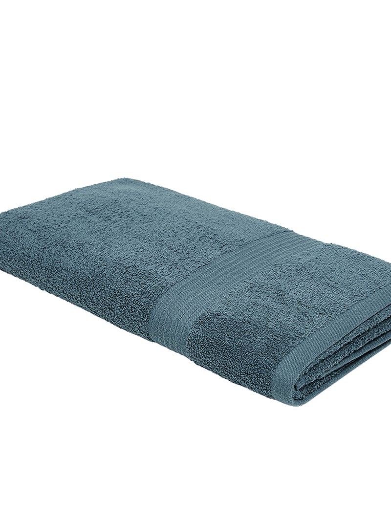 Toalha de banho 70 x 130 cm VERDE AZULADO - Kiabi