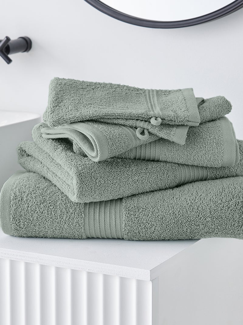 Toalha de banho 70 x 130 cm VERDE - Kiabi