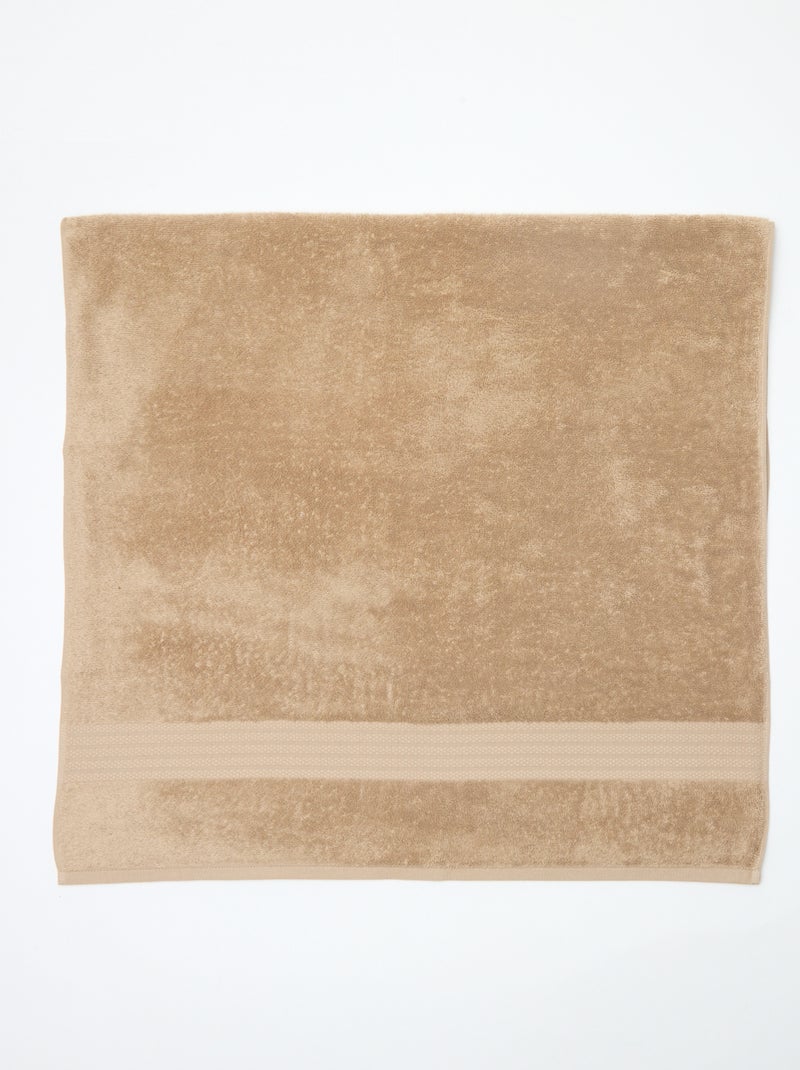 Toalha de banho (70x130 cm) - Kiabi Home Bege - Kiabi
