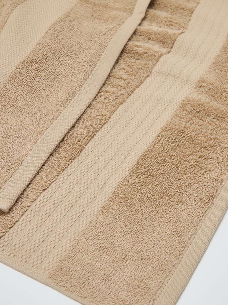 Toalha de banho (70x130 cm) - Kiabi Home Bege - Kiabi
