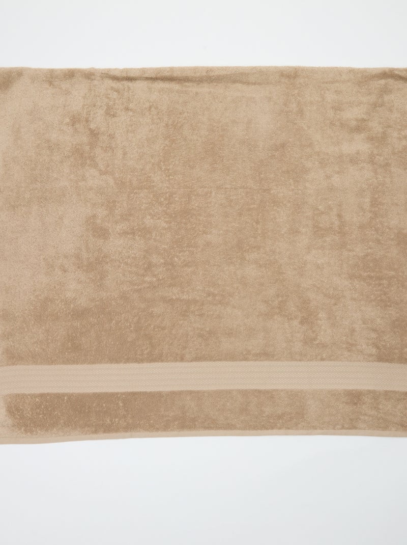 Toalha de banho 90 x 150 cm - Kiabi Home Bege - Kiabi