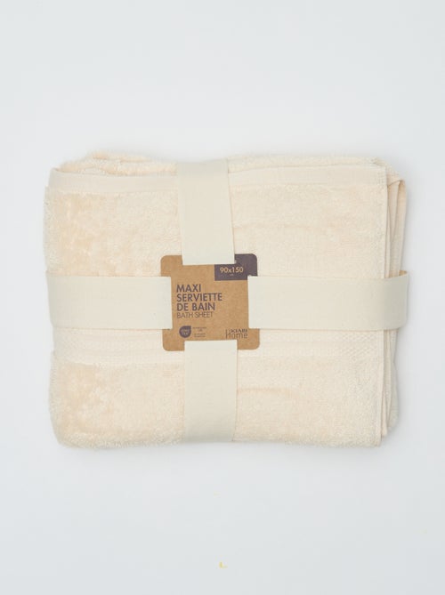 Toalha de banho 90 x 150 cm - Kiabi Home - Kiabi Toalha de banho 90 x 150 cm - Kiabi Home - Kiabi