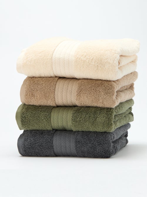 Toalha de banho 90 x 150 cm - Kiabi Home - Kiabi Toalha de banho 90 x 150 cm - Kiabi Home - Kiabi
