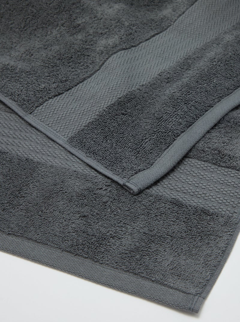 Toalha de banho (90x150 cm) - Kiabi Home Cinza - Kiabi