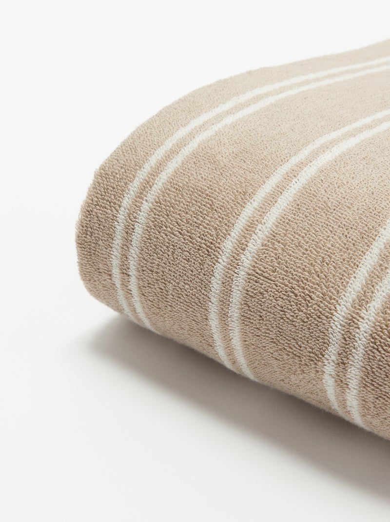 Toalha de banho 90x150 cm Bege - Kiabi