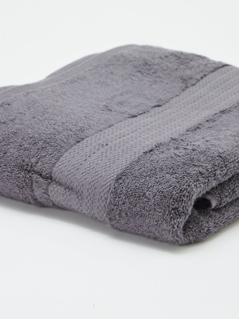 Toalha de banho (90x150cm) - Kiabi Home CINZA - Kiabi