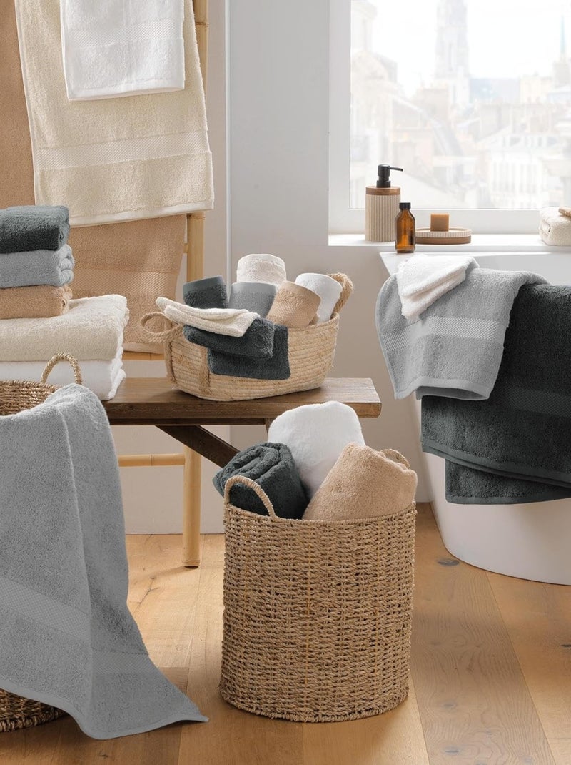 Toalha de banho algodão douceur d'intérieur Cinza - Kiabi