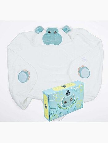 Toalha de banho bebe/crianca em fibra de bambu 90cm x 90cm