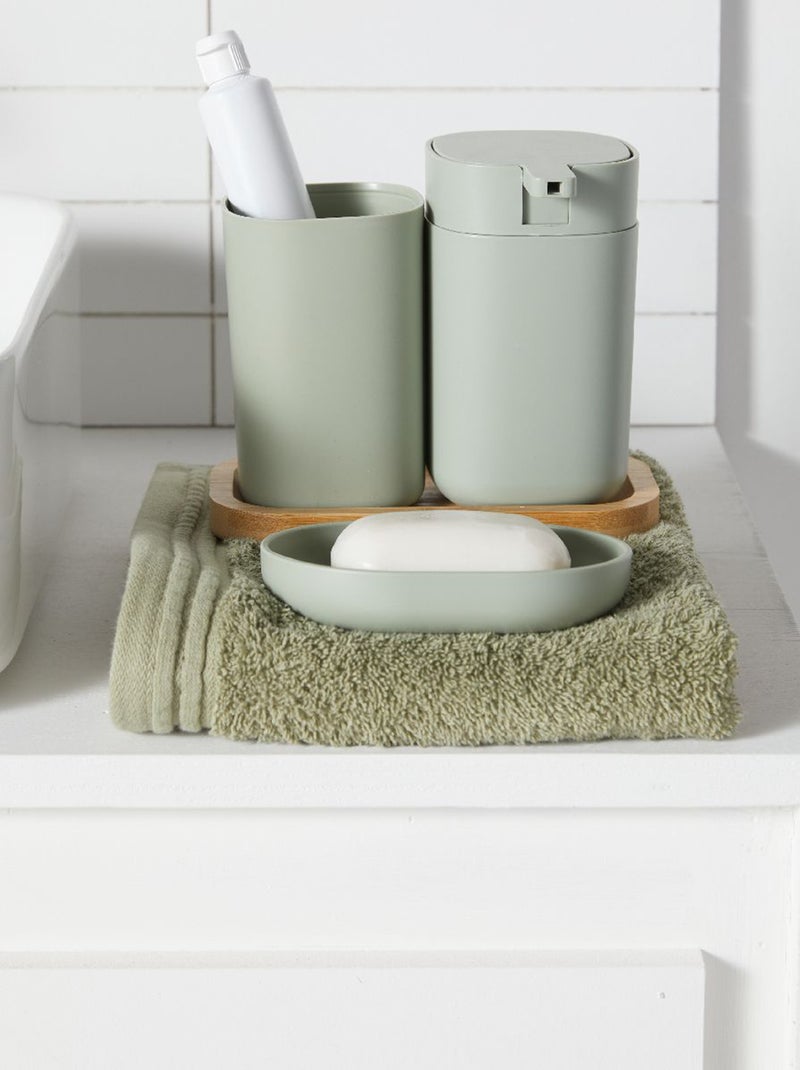 Toalha de banho de 50 x 80 cm 500gr VERDE - Kiabi