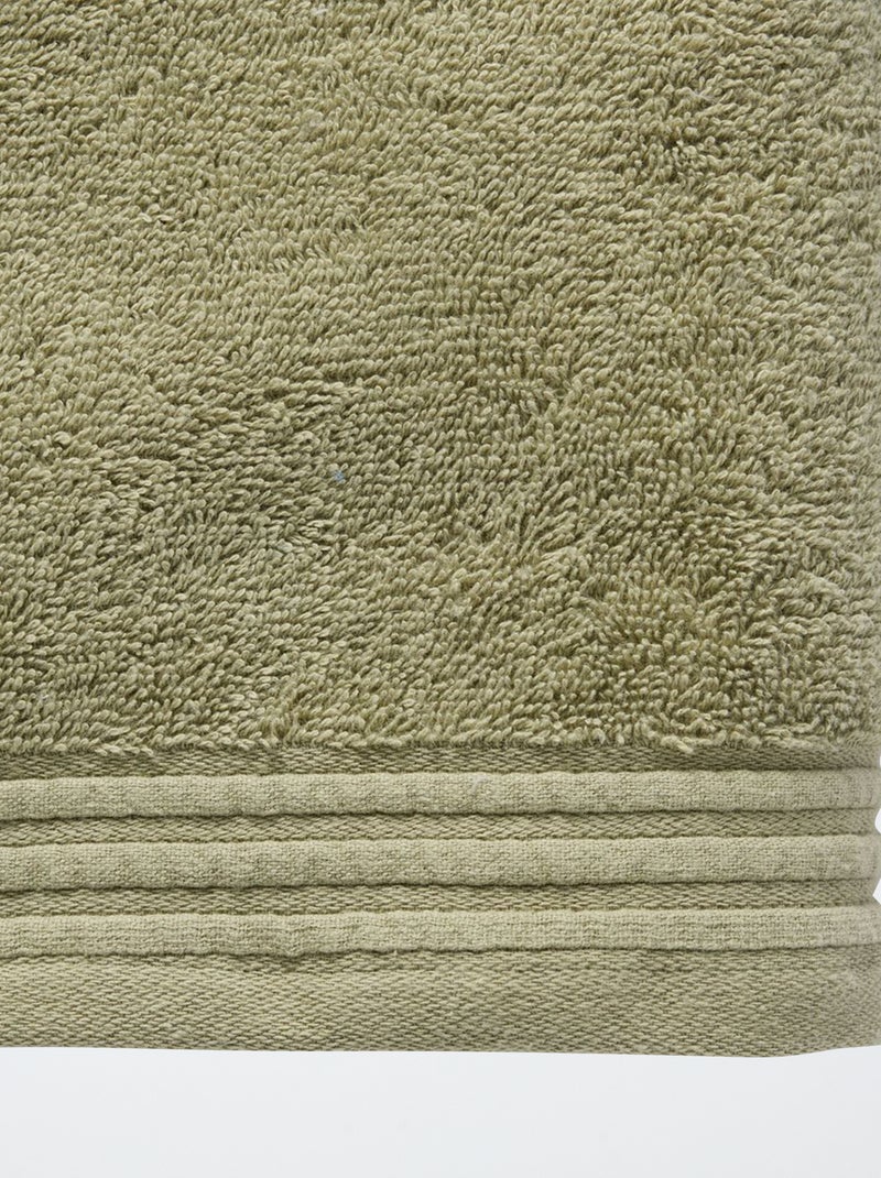 Toalha de banho de 50 x 80 cm 500gr VERDE - Kiabi