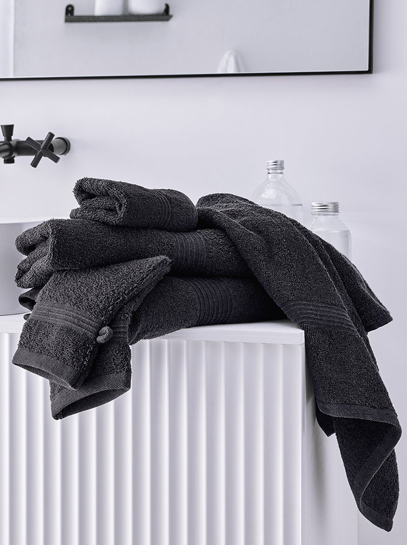 Toalha de banho de 50 x 90 cm PRETO - Kiabi