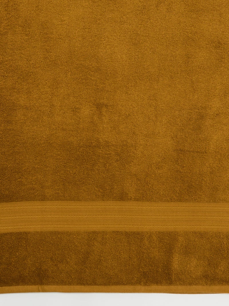 Toalha de banho máxi 90 x 150 cm Amarelo - Kiabi
