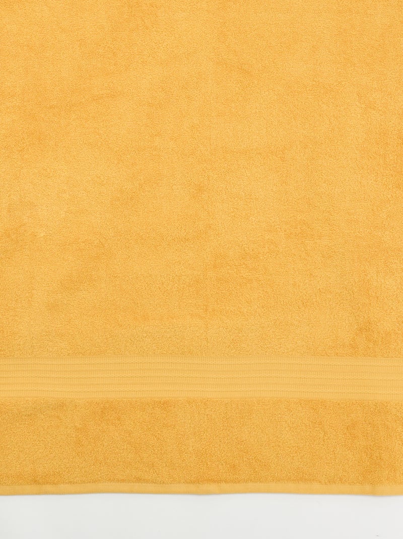 Toalha de banho máxi 90 x 150 cm Amarelo - Kiabi