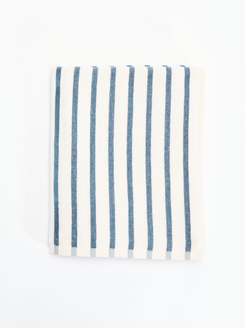 Toalha de banho XL - 90 x 150 cm Azul - Kiabi
