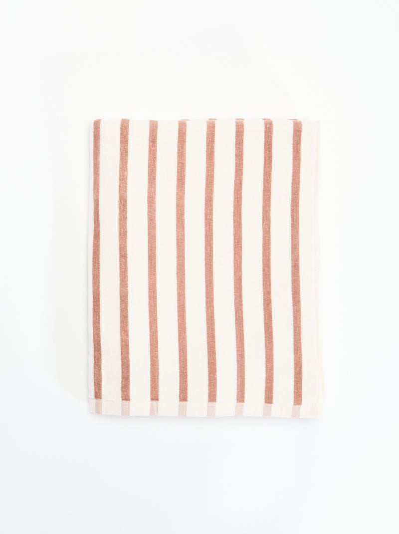 Toalha de banho XL - 90 x 150 cm Bege - Kiabi