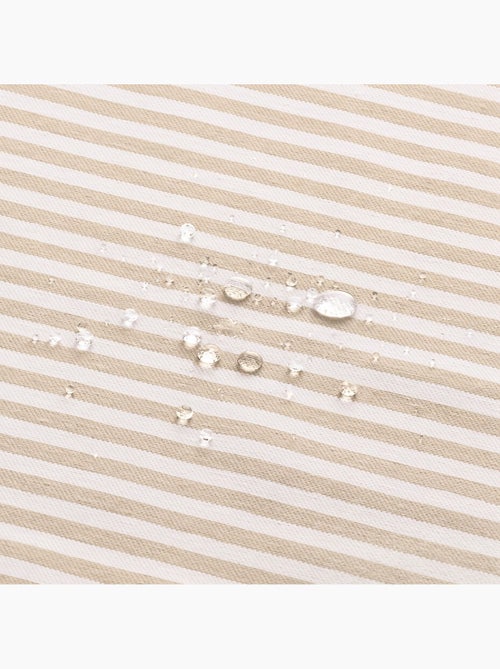 Toalha de mesa antimanchas em algodão com riscas finas - gamusi. - Kiabi Toalha de mesa antimanchas em algodão com riscas finas - gamusi. - Kiabi