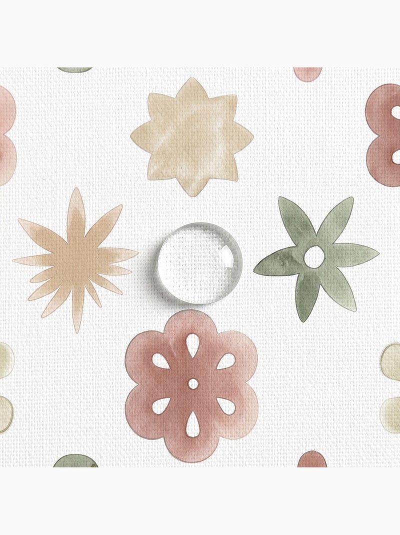 Toalha de mesa antinódoas com estampado floral de estilo mediterrânico - Gamusi. Multicolorido - Kiabi