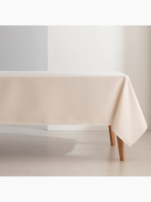 Toalha de mesa antinódoas com tecido texturizado em favo de mel - Gamusi. - Kiabi Toalha de mesa antinódoas com tecido texturizado em favo de mel - Gamusi. - Kiabi