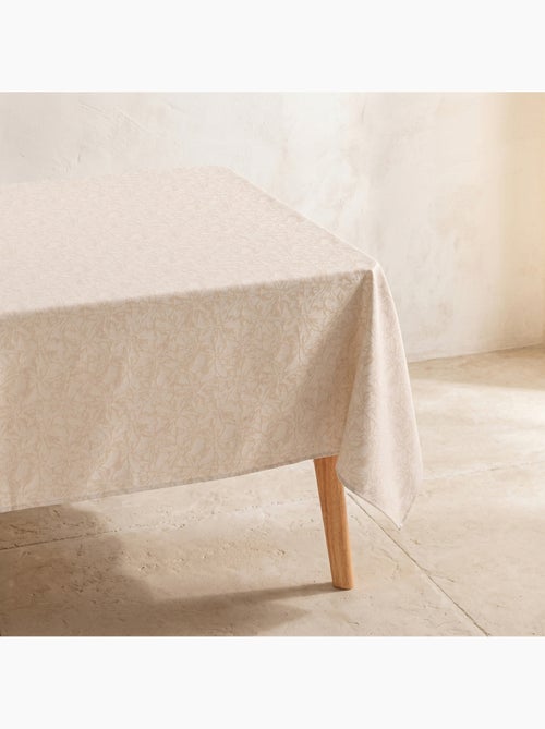 Toalha de mesa antinódoas com tecido texturizado floral - Gamusi. - Kiabi Toalha de mesa antinódoas com tecido texturizado floral - Gamusi. - Kiabi