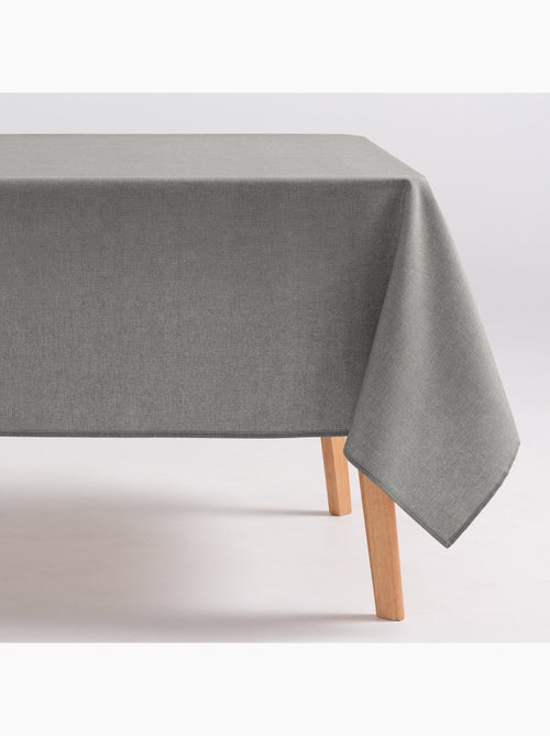Toalha de mesa antinódoas de algodão, lisa e mesclada, com caimento natural - Gamusi. - Kiabi Toalha de mesa antinódoas de algodão, lisa e mesclada, com caimento natural - Gamusi. - Kiabi
