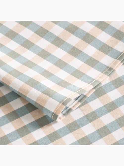 Toalha de mesa antinódoas em xadrez vichy, algodão tecido e toque natural - Gamusi. - Kiabi Toalha de mesa antinódoas em xadrez vichy, algodão tecido e toque natural - Gamusi. - Kiabi