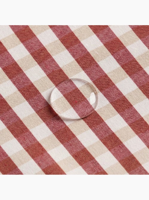 Toalha de mesa antinódoas em xadrez vichy, algodão tecido e toque natural - Gamusi. - Kiabi Toalha de mesa antinódoas em xadrez vichy, algodão tecido e toque natural - Gamusi. - Kiabi