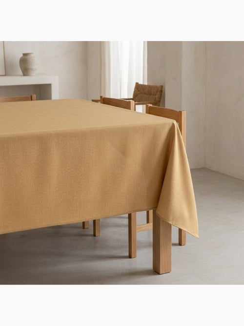Toalha de mesa antinódoas lisa, tecido mesclado e caimento natural - Gamusi. - Kiabi Toalha de mesa antinódoas lisa, tecido mesclado e caimento natural - Gamusi. - Kiabi