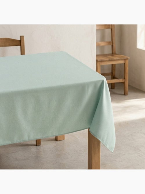 Toalha de mesa antinódoas lisa, tecido mesclado e caimento natural - Gamusi. - Kiabi Toalha de mesa antinódoas lisa, tecido mesclado e caimento natural - Gamusi. - Kiabi