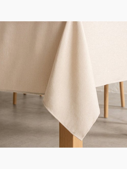 Toalha de mesa antinódoas lisa, tecido mesclado e caimento natural - Gamusi. - Kiabi Toalha de mesa antinódoas lisa, tecido mesclado e caimento natural - Gamusi. - Kiabi