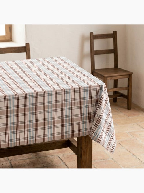 Toalha de mesa antinódoas tartan, toque e caimento natural - Gamusi. - Kiabi Toalha de mesa antinódoas tartan, toque e caimento natural - Gamusi. - Kiabi