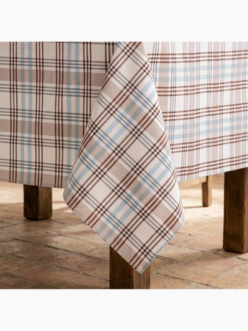 Toalha de mesa antinódoas tartan, toque e caimento natural - Gamusi. - Kiabi Toalha de mesa antinódoas tartan, toque e caimento natural - Gamusi. - Kiabi