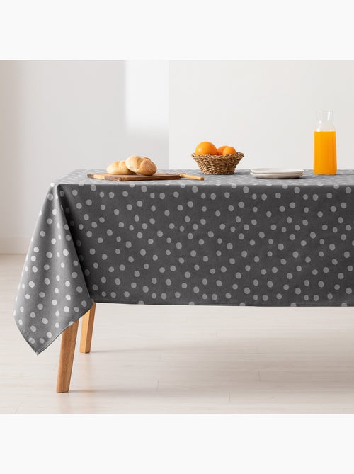 Toalha de mesa antinódoas texturizada, design com pontos - Gamusi. - Kiabi Toalha de mesa antinódoas texturizada, design com pontos - Gamusi. - Kiabi
