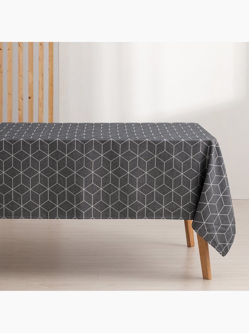 Toalha de mesa antinódoas texturizada, design geométrico - Gamusi. - Kiabi Toalha de mesa antinódoas texturizada, design geométrico - Gamusi. - Kiabi