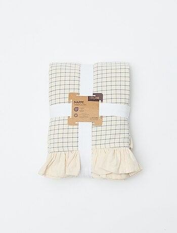 Toalha de mesa aos quadrados (150x200 cm) - Kiabi Home