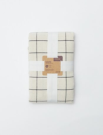 Toalha de mesa aos quadrados (150x200 cm) - Kiabi Home