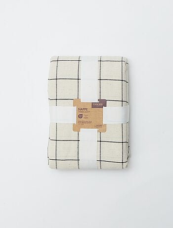 Toalha de mesa aos quadrados (150x300 cm) - Kiabi Home