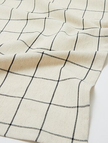 Toalha de mesa aos quadrados (155x155 cm) - Kiabi Home