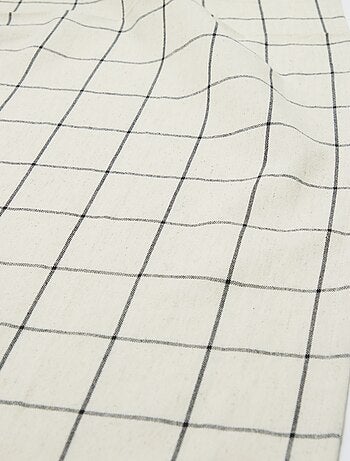 Toalha de mesa aos quadrados (155x155 cm) - Kiabi Home