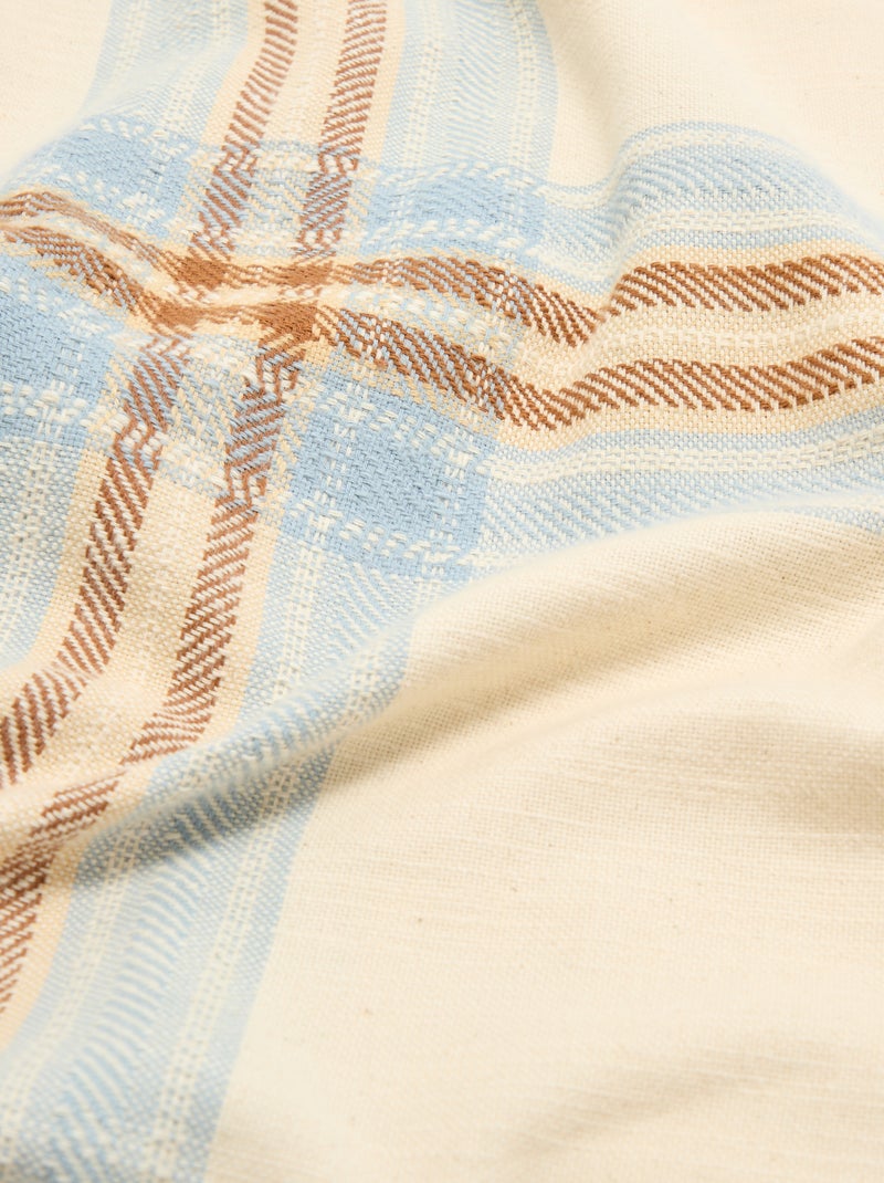 Toalha de mesa às riscas - 150 x 250 cm Bege - Kiabi