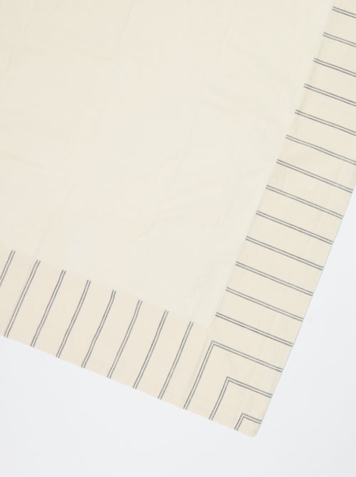 Toalha de mesa às riscas em algodão (150x250 cm) - Kiabi Home - Kiabi