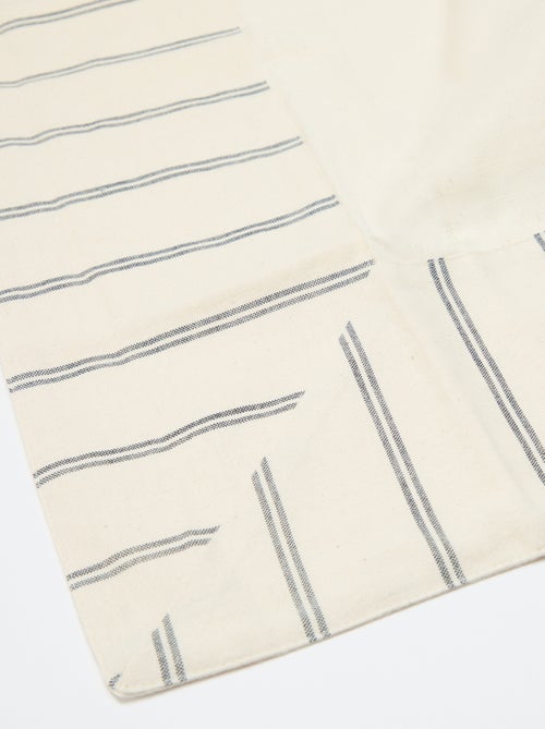 Toalha de mesa às riscas em algodão (150x250 cm) - Kiabi Home - Kiabi