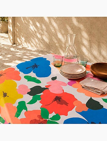 Toalha de mesa bloom play "happyfriday