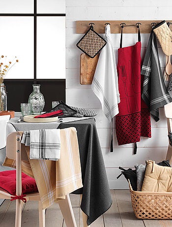 Toalha de mesa buzzing em algodão reciclado